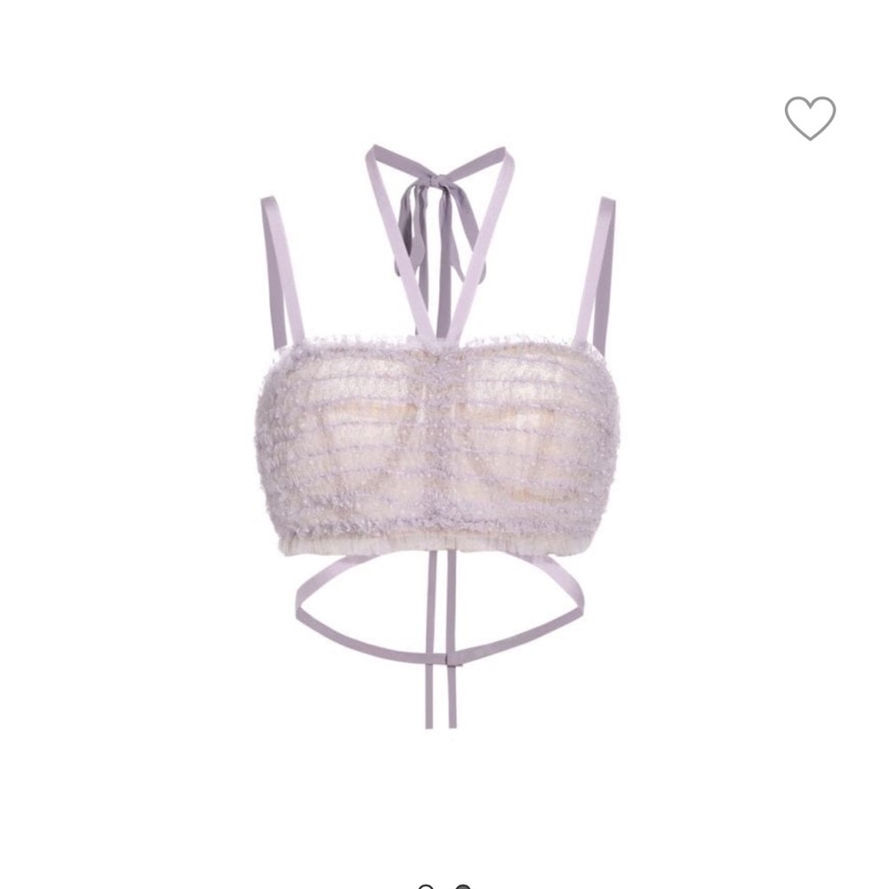 JASON WU COLLECTION
Gathered Mesh Bra Top size 6